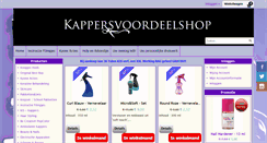 Desktop Screenshot of kappersvoordeelshop.nl